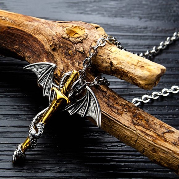 men sword necklace - Picture 2 of 4